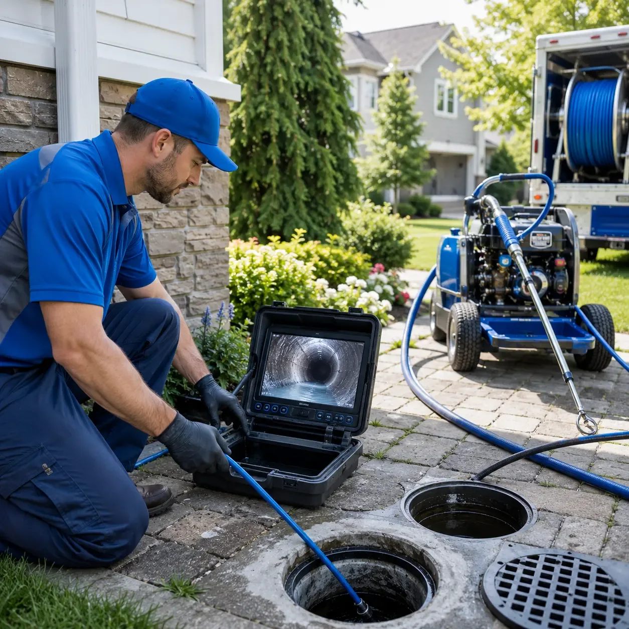 Outdoor drain cleaning professionals serving Seadrift, TX